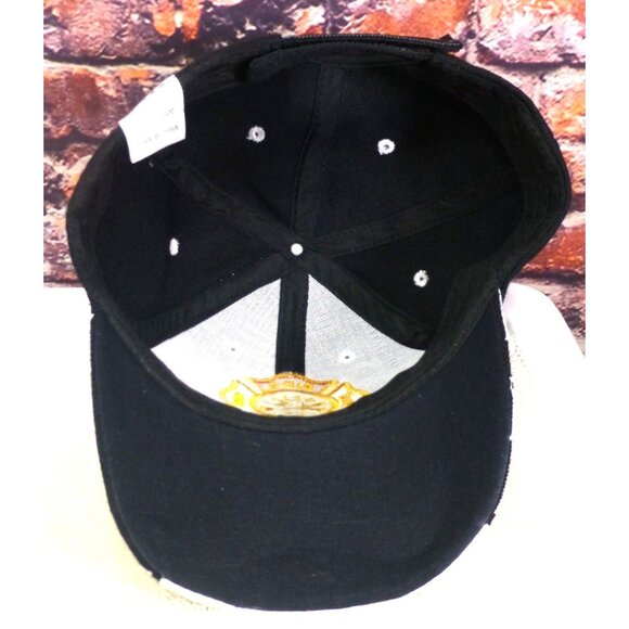 Fire Dept Fireman Baseball Cap With Embroidered Logo & Text Adjustable - Picture 6 of 7